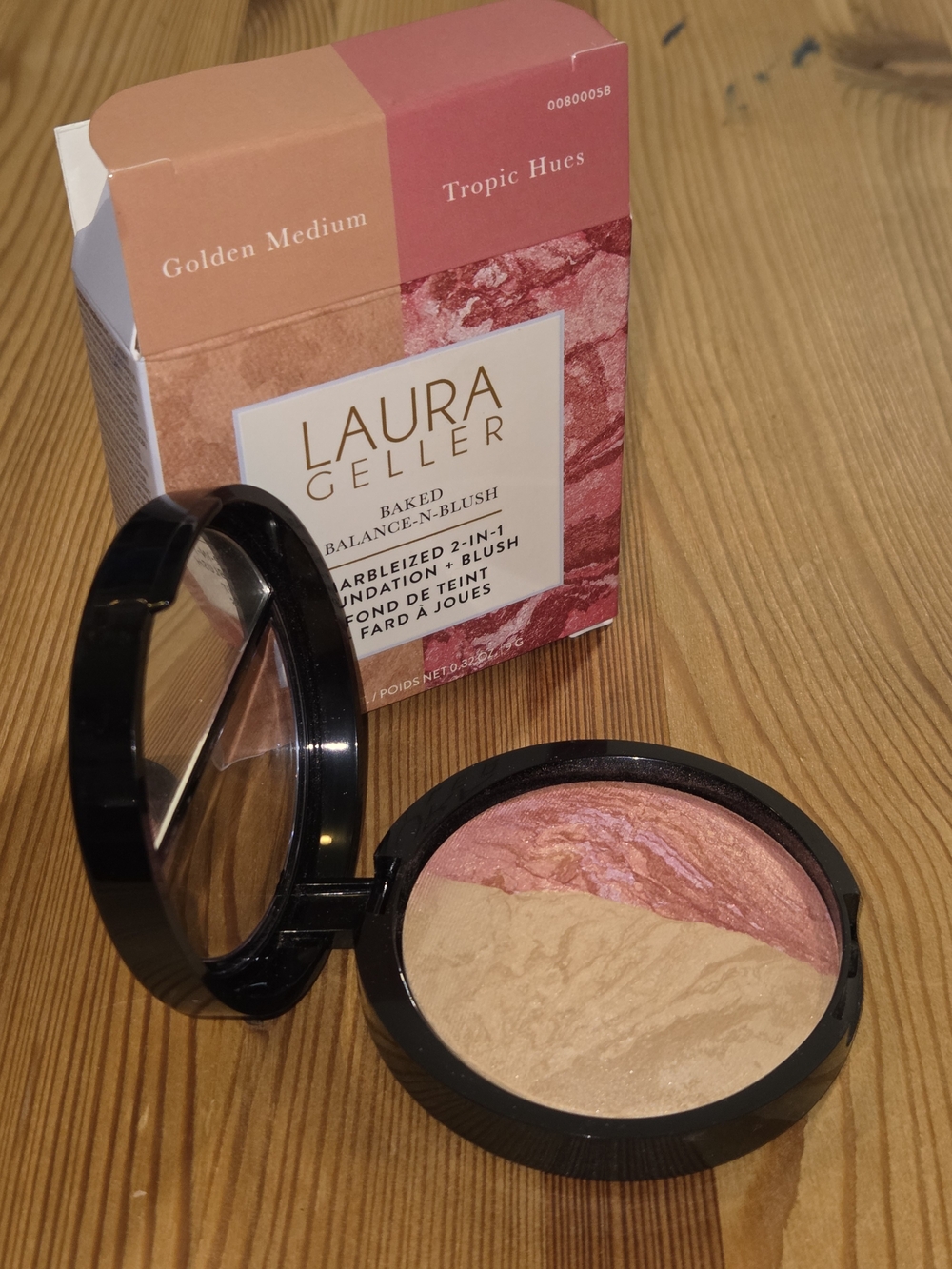 Laura Geller Baked Balance-N-Blush Marbleized 2-in-1 Foundation and Blush